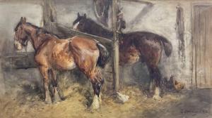 ATKINSON John Augustus 1775-1833,Horses in Stable Stalls,2008,David Duggleby Limited GB 2023-06-16