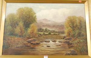 ATKINSON John Gunson 1849-1880,Haystacks and A Mountain Stream,1988,Lacy Scott & Knight 2017-09-02