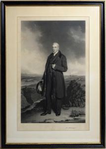 ATKINSON Thomas Lewis 1817-1889,George Stephenson Esq, standing on Chat Mos,1849,Anderson & Garland 2021-12-12