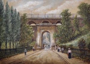 ATKYNS Edward A 1878,Old Highgate Archway,19th Century,John Nicholson GB 2017-10-11