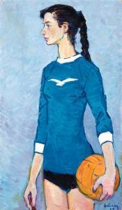 ATOYAN Armen 1922,Basketball Player,1963,Christie's GB 2000-09-28