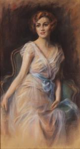 ATTESLANDER Zofia 1874-1928,Portrait of a lady,1909,Desa Unicum PL 2022-05-19