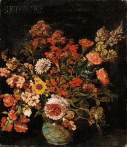 AUBEL Karl Christian 1796-1882,Bouquet of Flowers,Skinner US 2009-09-11
