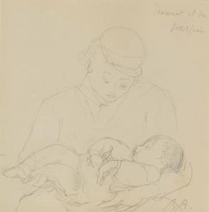 AUBERJONOIS Rene Victor 1872-1957,Jeannot et son petit frère,Christie's GB 2013-05-27