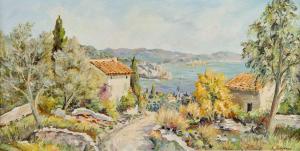 AUBERSON A 1900-1900,Paysage de Ligurie,Dogny Auction CH 2012-11-27