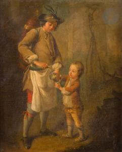 AUBERT Louis 1720-1790,Le porteur d'eau,Ader FR 2024-02-16