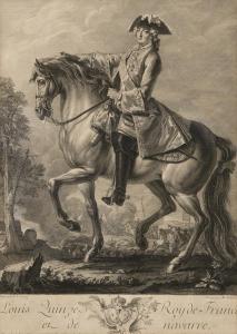 AUBERT Michel 1700-1757,Louis Quinze Roy de France et de navarre,Piasa FR 2013-03-25