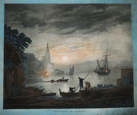 AUBERTIN Francois 1773-1821,Environs du HAVRE,1813,Eric Caudron FR 2021-07-12