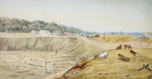 AUBREY Christopher 1830-1902,Eketahuna,1891,International Art Centre NZ 2020-11-17