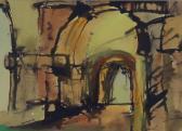 AUBREY John 1909-1985,PALACE RUINS,Great Western GB 2022-03-09