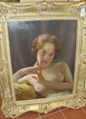 AUBRY Adrien 1834,A female nude,Bonhams GB 2009-04-08