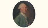 AUBRY Etienne 1745-1781,Portrait de gentilhomme à la veste verte,Rossini FR 2005-12-13