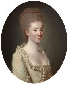 AUBRY Etienne 1745-1781,Portrait de Suzanne Necker, née Cur,Artcurial | Briest - Poulain - F. Tajan 2022-02-15