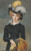 AUBRY Henry Louis 1867-1930,Portrait présumé de la duchesse,Artcurial | Briest - Poulain - F. Tajan 2012-10-17