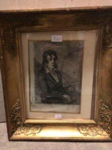 AUBRY Louis François 1767-1851,Portrait d un jeune homme assis,De Maigret FR 2021-09-07