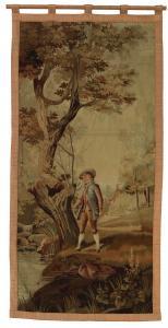 Aubusson Louis Philippe,Entre-Fenêtre with a Boy Fishing,Sotheby's GB 2018-10-20