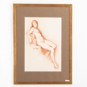 AUDAGNA Virgilio 1903-1995,Nudo in un interno,Wannenes Art Auctions IT 2023-06-28