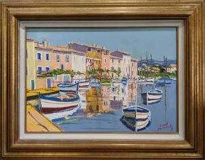 AUDIBERT Ernest 1922-2017,Moiroir De Oseiaux, Martigues,Lots Road Auctions GB 2023-09-10