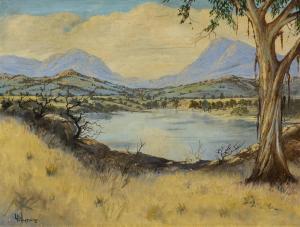 AUDIE Louis 1935-2015,Mountain Landscape with Lake,5th Avenue Auctioneers ZA 2023-07-23