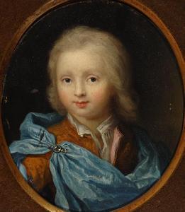 AUDRAN Claude II 1639-1684,Portrait of a boy,Glerum NL 2009-12-14