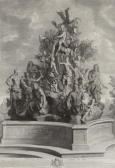 AUDRAN Jean 1667-1756,Allégorie à la gloire du roi,1723,Coutau-Begarie FR 2009-10-23
