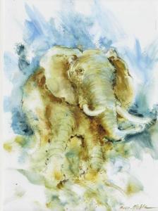 AUER MIEHLE Friedel 1914-2004,Der Elefant,Palais Dorotheum AT 2012-11-20