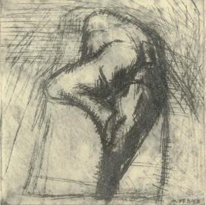 AUERBACH Frank 1931,Reclining Nude, from Six Drypoints of the Nude (Ma,1954,Christie's GB 2006-02-10