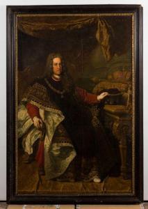 AUERBACH Johann Gottfried 1697-1753,Portrait de Charles VI en tenue de grand-Maitre ,Damien Leclere 2018-07-04
