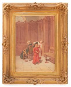 AUFRAY Joseph Athanase 1836-1885,The Little Cardinal,New Orleans Auction US 2024-01-24