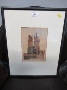 AUGIS Marcel 1800-1900,Abbey in Calais,Serrell Philip GB 2021-08-12