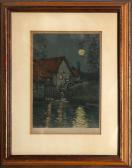 AUGIS Marcel 1800-1900,WATER MILL,1915,Ro Gallery US 2023-03-28