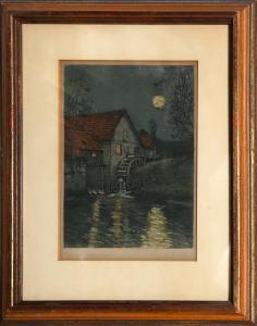 AUGIS Marcel 1800-1900,Water Mill,1915,Ro Gallery US 2023-09-08