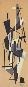 augustus simon Walter 1916-1979,Untitled (Study in Grey),1955/60,Swann Galleries US 2021-04-22