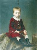 AUGUSTYNOWICZ Aleksander 1865-1944,Portret dziecka,Rempex PL 2008-03-26