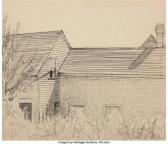 AULT George Copeland 1891-1948,House and Barn,1921,Heritage US 2022-05-12