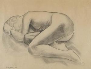 AULT George Copeland 1891-1948,Reclining Female Nude,1927,Swann Galleries US 2004-06-10