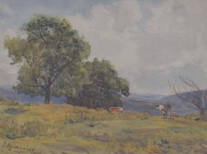AUMONIER James 1832-1911,Upland Pastures on a Sussex Farm,Gardiner Houlgate GB 2024-01-18