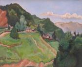 AUREL Petru,The Village on the Hill,Alis Auction RO 2010-07-24