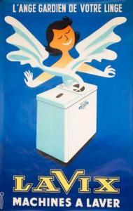 AURIAC Jacques,Machines à laver Lavix, L'ange gardien de votre li,1959,Neret-Minet 2022-01-31