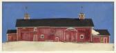 AUSTIN John 1918-2000,Red Barn,CRN Auctions US 2016-11-06