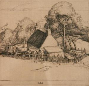 AUSTIN Robert Sargent 1895-1973,Plane Tree Cottage,1927,Rachel Davis US 2017-06-10