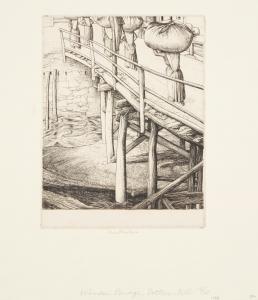 AUSTIN Robert Sargent 1895-1973,Wooden Bridge, Sottocastello,1931,Skinner US 2023-09-21