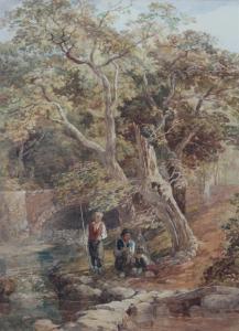 AUSTIN Samuel 1796-1834,THE YOUTHFUL ANGLERS,Lawrences GB 2022-07-06