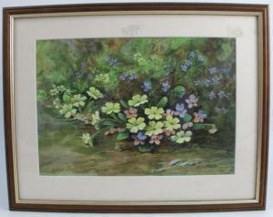 AUSTIN W.H,Primroses and Violet,Serrell Philip GB 2020-01-16