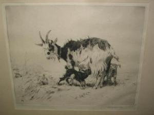 AUSTIN Winifred 1876-1964,Goat and Kids,Hartleys Auctioneers and Valuers GB 2009-06-17