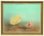 AUSTRIAN Ben 1870-1921,Paper of Chick and Egg,1919,Conestoga DE 2007-05-05