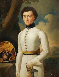 AUSTRIAN SCHOOL,Portrait of an officer,1840,Dreweatt-Neate GB 2012-10-17