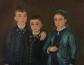 AUSTRO HUNGARIAN SCHOOL,A portrait of three children,1900,Dreweatts GB 2017-06-06