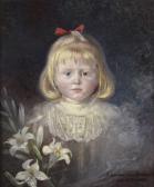 AUTHENAC 1900-1900,Petite fille au ruban rouge,Daguerre FR 2016-07-10