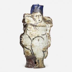 AUTIO Rudy 1926-2007,Early monumental vessel with nude,1964,Rago Arts and Auction Center 2021-01-22